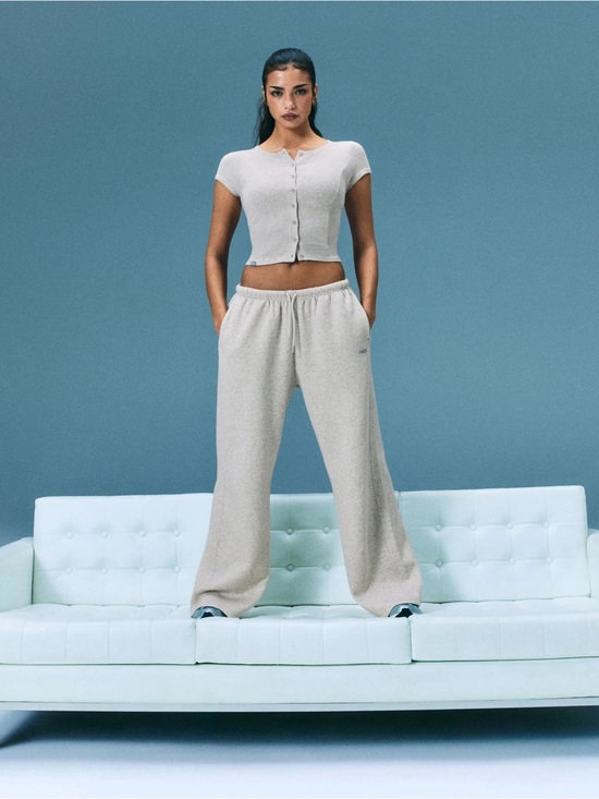 Oner Active Pants - ONER ACTIVE FOUNDATIONS ALL SEASON STRAIGHT LEG SWEATPANTS IN OAT MARL